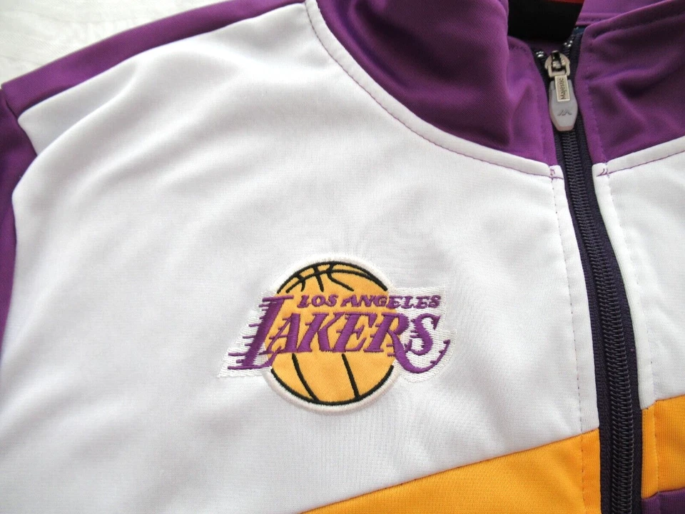 Chaqueta de calentamiento para mujer Los Angeles Lakers majestuosa con logotipo bordado talla XL Foto 4 de 4