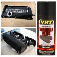 Black Wrinkle Spray Paint Engine Valve Cover Headers Restore Coating 2 Cans