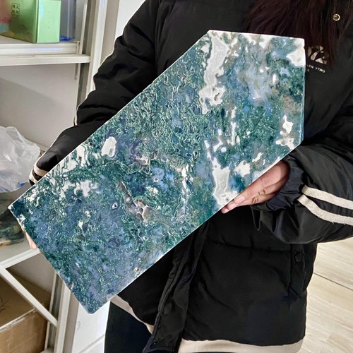 11.66LB Natural water grass agate column Obelisk quartz crystal sample column - 第 7/15 張圖片