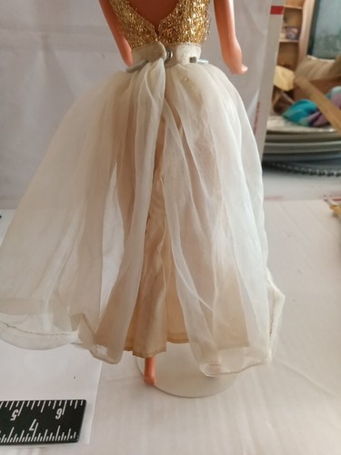 Barbie Original Quick Curl Miss America Outfit #8677 (1972) Aged Dress Red Cape - Picture 12 of 17