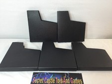 Lot Of 5 Solid Black NES Nintendo Game Sleeves Dust Covers Plain
