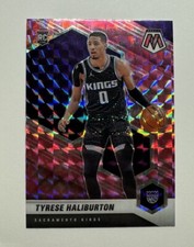 2020-2021 Panini Mosaic Tyrese Haliburton Rookie RC #204 Pink Camo