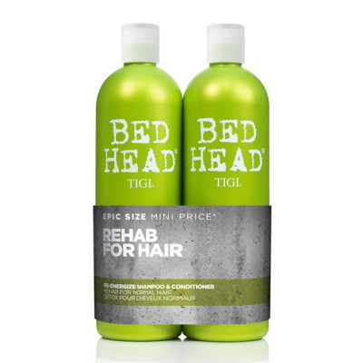 Tigi Bed Head Re-Energize Tween Duo Shampoo 750ml + Conditioner 750ml (21,27 /1l