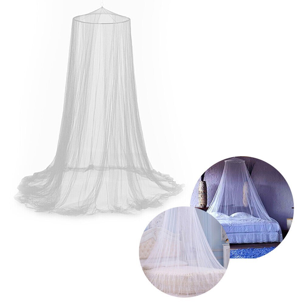 Moskitonetz Für Bett - 250x1100x60 Cm Betthimmel Mit Kuppel Gegen Mücken