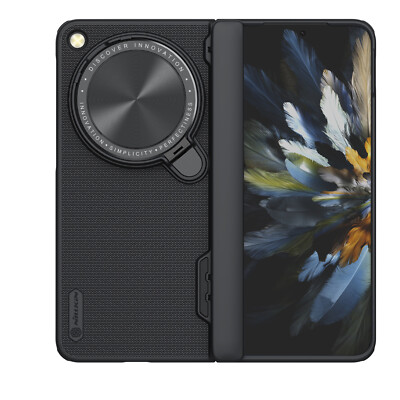 For OnePlus Open NILLKIN Hinge Frosted Camera Lens Protection Stand Case Cover
