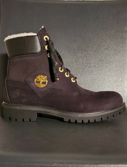 6 inch shearling boot for women in black