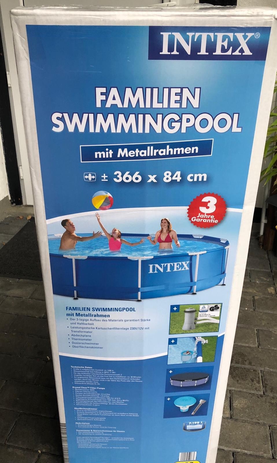 Pool-Vakuum-Intex-Pumpe