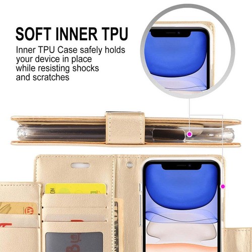 Goospery Rich Diary Wallet Case with Card Slots for Samsung A32 4G A325 - Bild 4 von 11