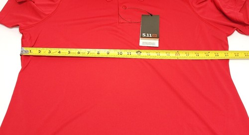 5.11 Tactical Shirt Corporate Pinnacle Red Polo Womens XL Wicking Odor Control - Picture 4 of 5