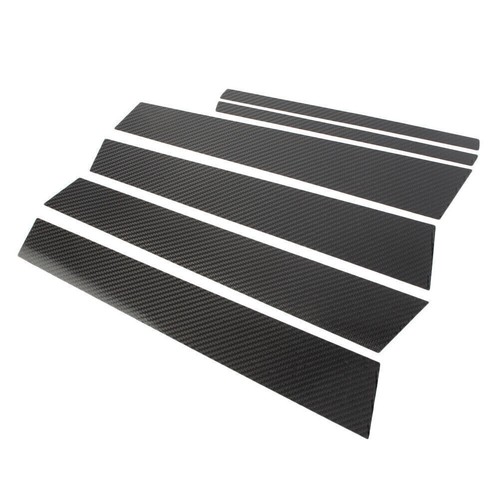 Carbon Fiber Car Window B Pillar Trim Cover for BMW 3 Series F30 2013-2018 1 Set - Picture 3 of 8