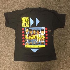New Kids On the Block Magic Summer Tour Black Mens Vintage T-Shirt Black