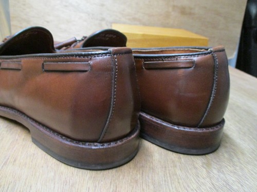 Allen Edmonds Grayson 8272 handcrafted brown leather tassel loafers 13AAA - Picture 9 of 11