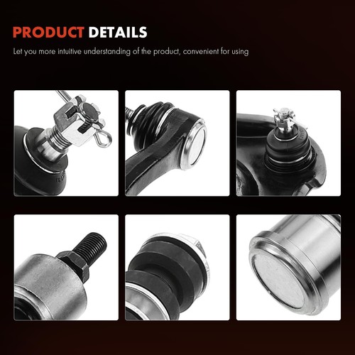 12x Brazo de control delantero rótula barra estabilizadora eslabón extremo de varilla de amarre para Honda Civic 88-91 - Imagen 7 de 10