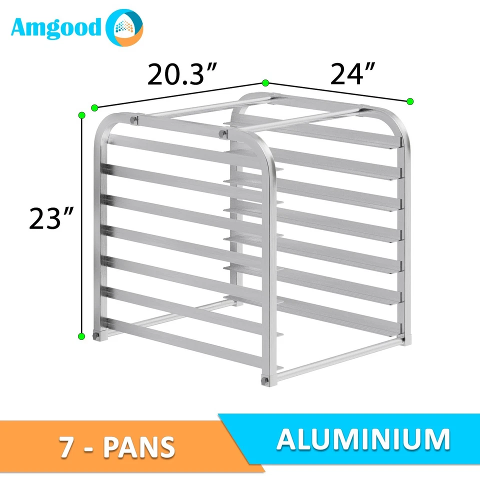 Encimera de carga de extremo de 7 bandejas hoja completa / estante para panes Foto 3 de 4