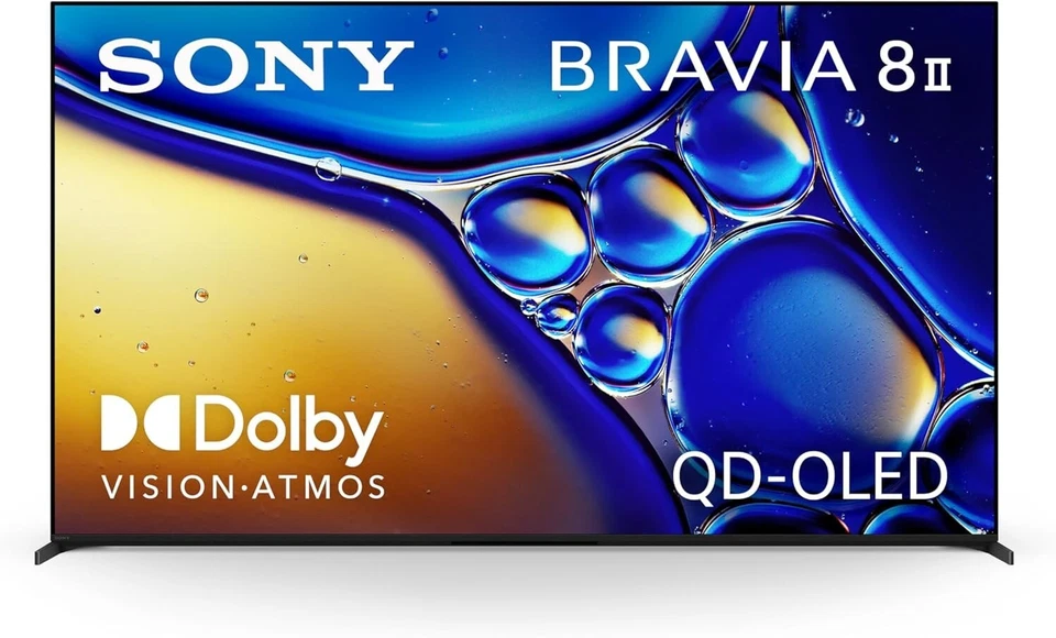 Sony K-65XR80M2 BRAVIA 8 II 65 inch QD-OLED 4K HDR Google TV - 2025 Model
