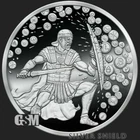 SILVER SHIELD 1 OZ PROOF | 2020 | CRYPTO CRUCIBLE - CRYPTO SERIES # 7