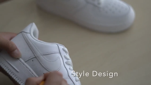 Scarpe Nike Air Force 1 personalizzate Blood Splatter Morbid rosse bianche uomo donna bambini - Video 1 di 1