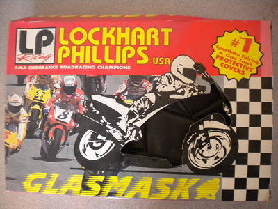 その他 1/2 Lockhart Phillips Racing Glasmask 1/2 Tank Bra Cover 1/2 TT 95-97