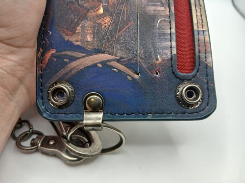 Leather Assassin's Creed Chained Bifold Wallet - Scuffs In Leather - Picture 5 of 9