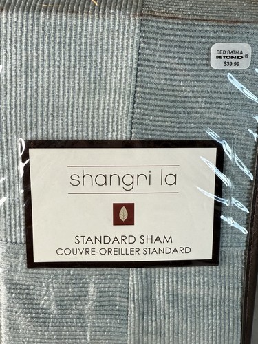 High Quality Blue New Bed Bath & Beyond Pillow Shams NIP (retail $156.96) - Picture 5 of 9