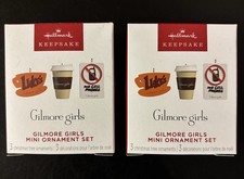 Lot of 2 Hallmark Keepsake Gilmore Girls Mini Ornament Set of 3 ea 2025 NIB
