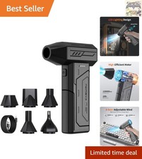 Cordless Compressed Air Duster 130000RPM with LED Light  Adjustable Speed