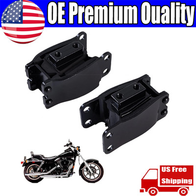 For Harley Davidson Dyna Engine Mount Isolator Set Front Rear 1991-17 FXD FXDWG