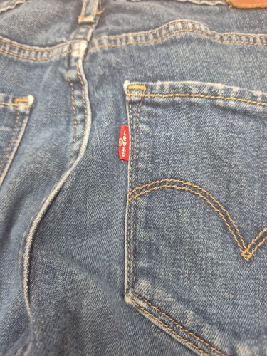 Levi's 721 High Rise Skinny Womens Blue Denim Straight W28 L30 - Picture 18 of 18