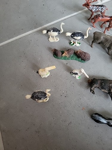 sehr alte Spielzeugtiere Wald Plastik - Bild 6 von 9