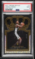 2021-22 Panini Crown Royale Asia Gold 3/10 Joshua Primo #71 PSA 9 MINT dq2
