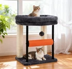 Cat Tree, Cat Scratching Posts with Bed, Sturdy Tower with Fully SisalWrapped...