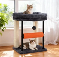Cat Tree, Cat Scratching Posts with Bed, Sturdy Tower with Fully SisalWrapped...