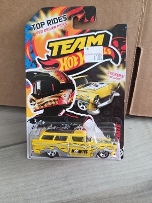 2012 Target Exclusive Team Hot Wheels Top Rides Red Driver 8 Crate Mooneyes
