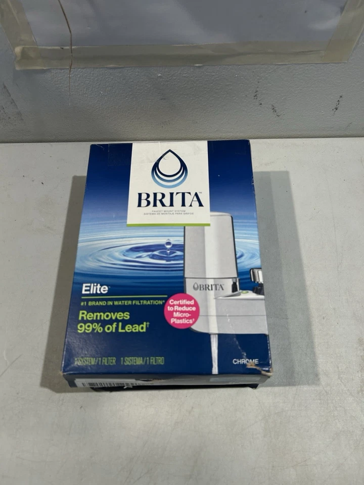 Brita Tap Water Faucet Filtration System - Chrome: Filters Chlorine & Lead, - Image 2 of 4