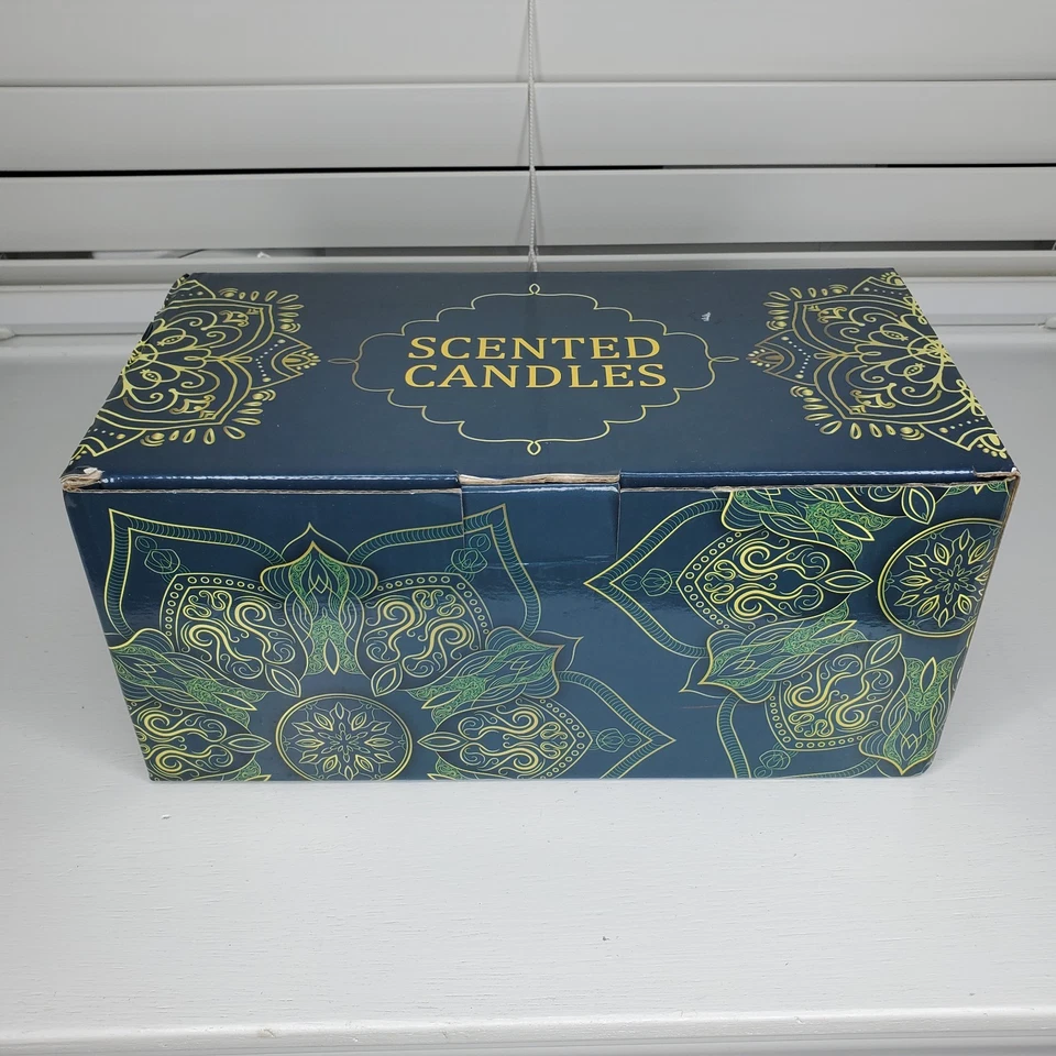 Lot of 24 Small Mandala Design Candle Tins With Unused Candles - Image 2 of 4