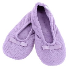Isotoner Women's Sculpted Microterry Ballerina Slippers