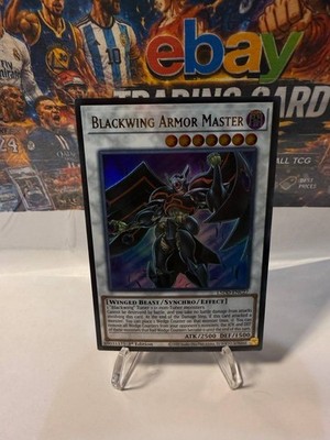 Yugioh! Blackwing Armor Master GLD3-EN038 GOld Rare Lmited Edition Mint / AA1