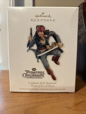 Hallmark Captain Jack Sparrow Keepsake Ornament 2011 Pirates Caribbean NIB