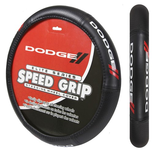 New Fits Dodge Elite Racing Stripes Car Truck Synthetic Leather Steering Wheel - Picture 3 of 5