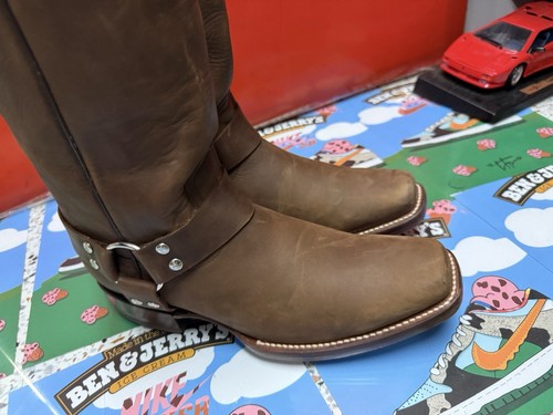 STIVALI DA COWBOY MESSICANI AUTENTICI DA UOMO CUATRALBA STIVALI IN VERA PELLE VAQUERAS - Foto 10 di 17