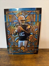 2025 Mosaic Shedeur Sanders RC Stained Glass SSP Browns OVERSIZED 