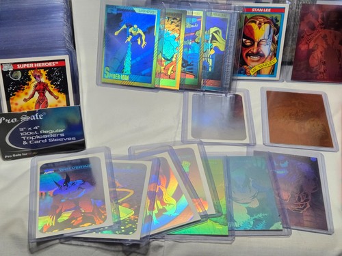VTG 1990 Marvel Universe Trading Card Set Lot Rare Holo Comic Lot Collection 90s - Picture 3 of 12