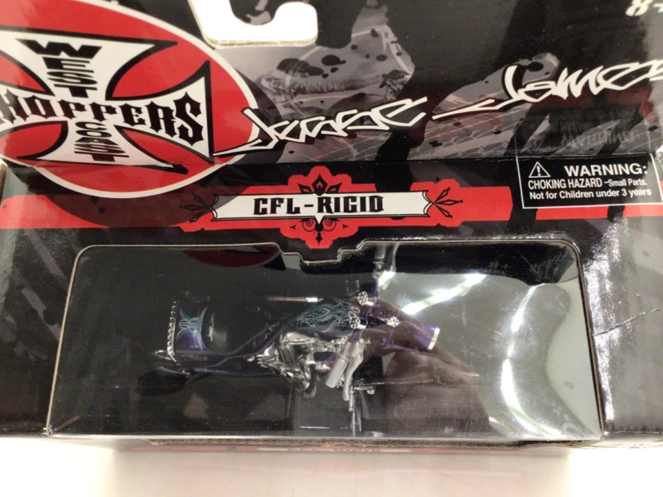 West Coast Choppers Jesse James 1:18 CFL-RIGID Motorcycle JJ05-18-14 SEALED - Image 4 of 4