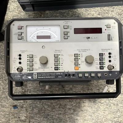 Wandel & Goltermann SPM-15 Selective Voltmeter Tracking Generator 10MHz