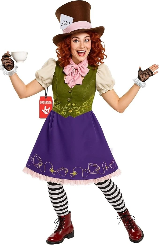 Mad Hatter Multi-Color Dress Costumes for Women for sale | eBay