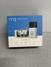 Ring Video Doorbell 2 Wi-Fi Motion Detection, Two-Way Talk 1080 HD Infrared USED