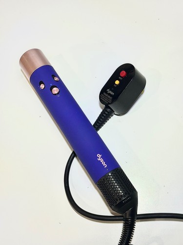 Dyson Hair Dryer Airwrap Multi Styler Vinca Blue/Rose Gold Wand Only, (USED)