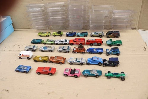 29  Vintage 1960s / 70s Hot Wheels Redline Cars