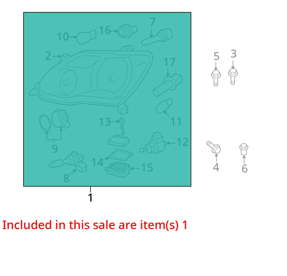Faro delantero izquierdo Toyota Avalon 2005-2007 conductor OEM luz DHDB0 Foto 2 de 3