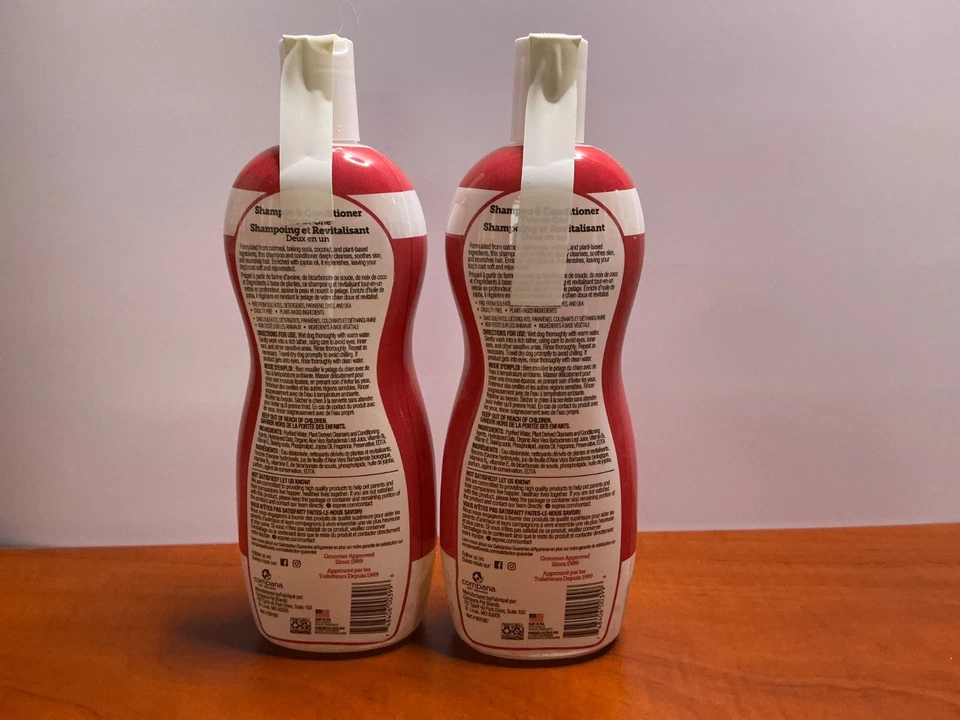 NUEVO 2pk Espree Simple Calmar 2 en 1 Champú Acondicionador Avena + Aloe para perros Foto 2 de 4